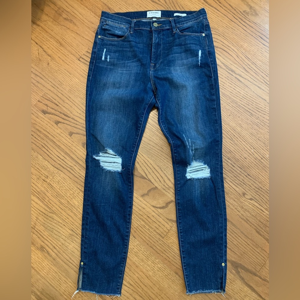 Frame Le High Skinny size 31 Distressed